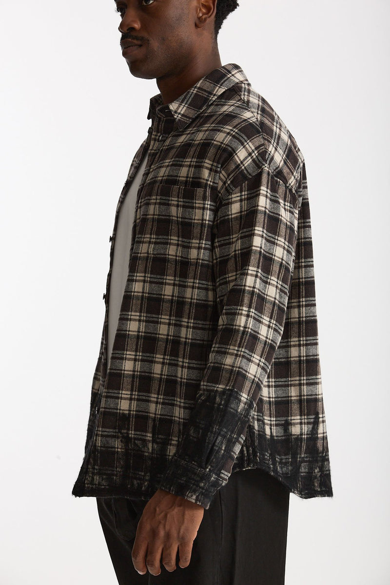 Camicia in flanella scozzese uomo Laneus - 2