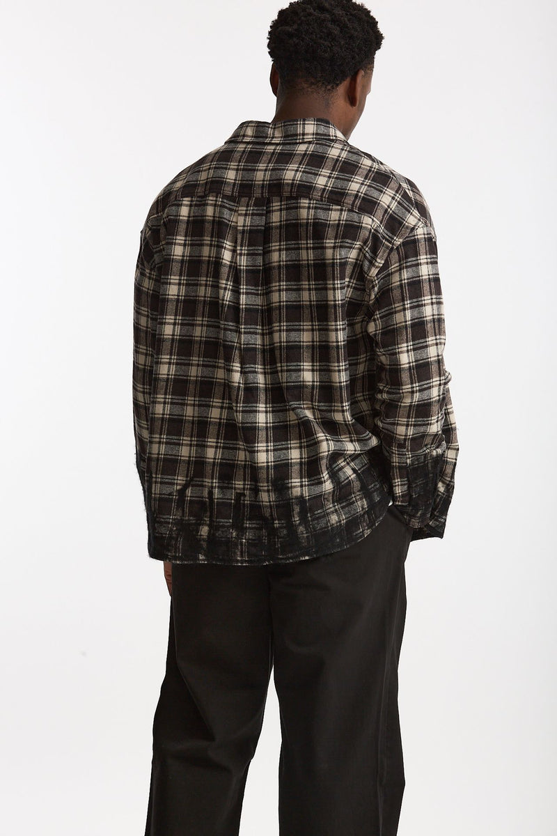 Camicia in flanella scozzese uomo Laneus - 3