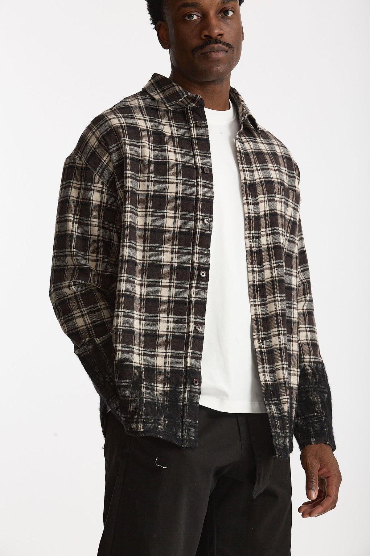 Camicia in flanella scozzese uomo Laneus - 4