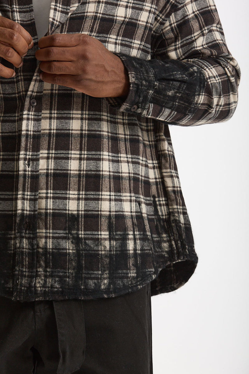 Camicia in flanella scozzese uomo Laneus - 5