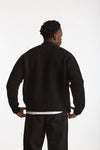 Bomber Lana e cashmere nero uomo Laneus - 3