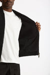 Bomber Lana e cashmere nero uomo Laneus - 7