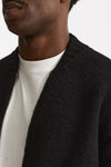 Bomber Lana e cashmere nero uomo Laneus - 8