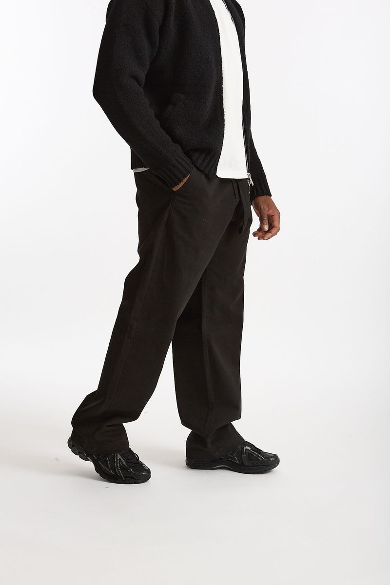 Pantalone in cotone nero uomo Laneus - 4