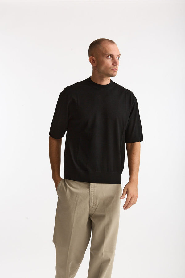T-shirt Lana nero uomo Laneus