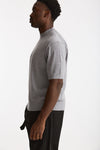 T-shirt in lana grigio uomo Laneus - 2