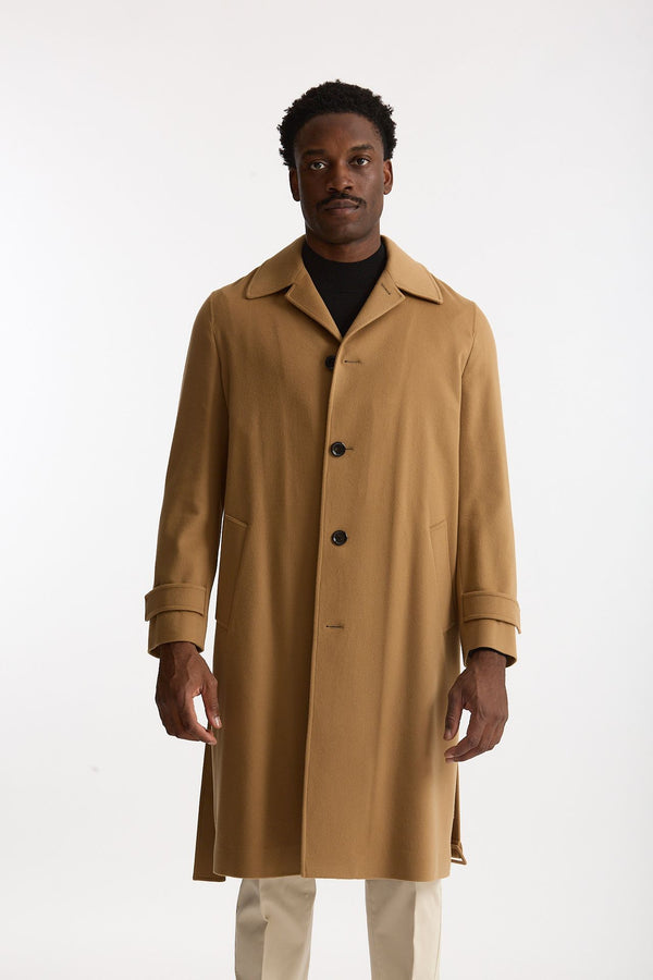 Cappotto monopetto Lana e cashmere cammello uomo Lardini