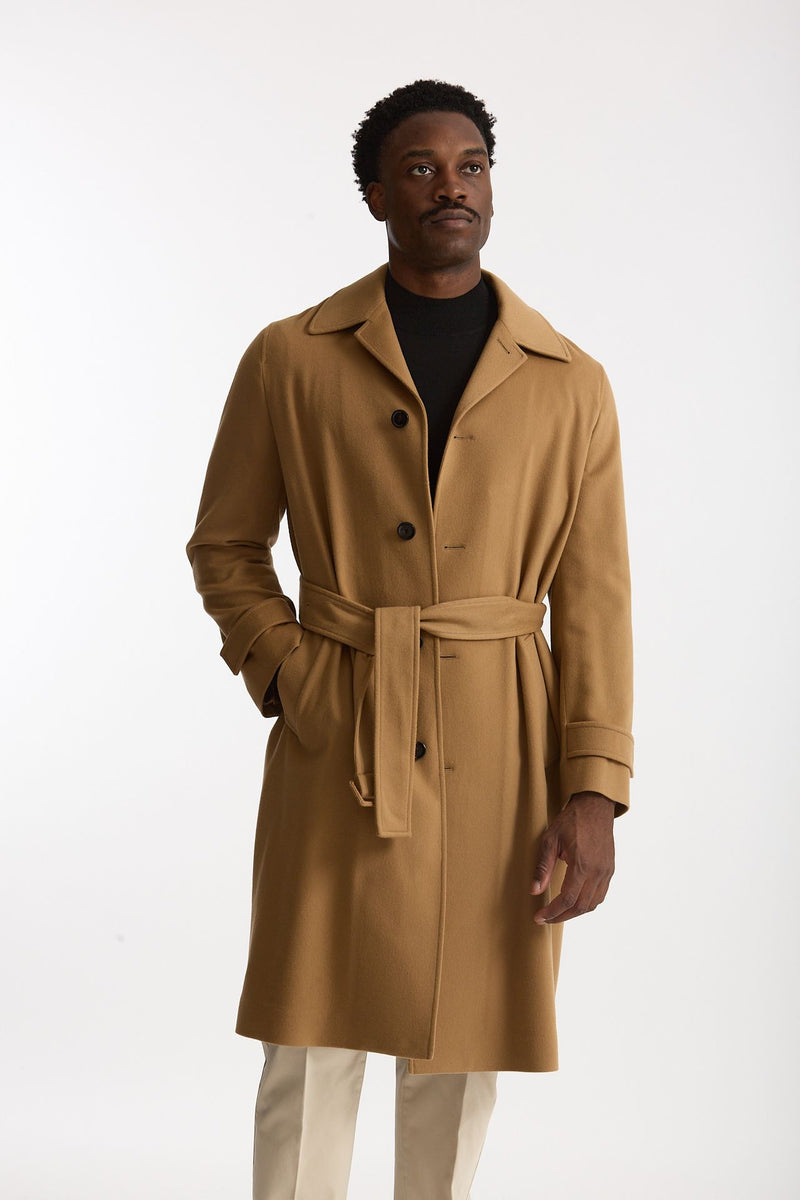 Cappotto monopetto Lana e cashmere cammello uomo Lardini - 9