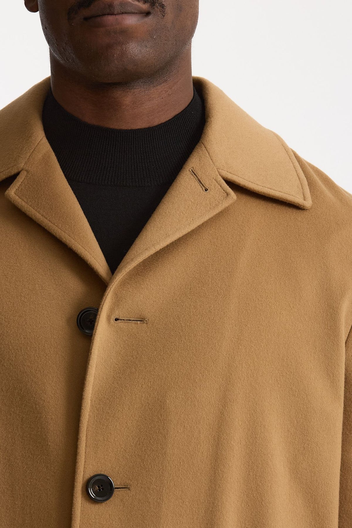 Cappotto monopetto Lana e cashmere cammello uomo Lardini - 6