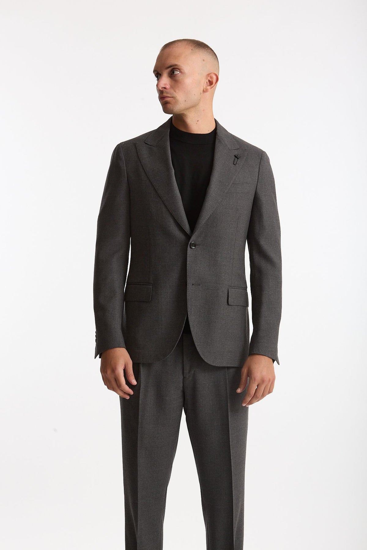 Abito monopetto grigio uomo Lardini - 1