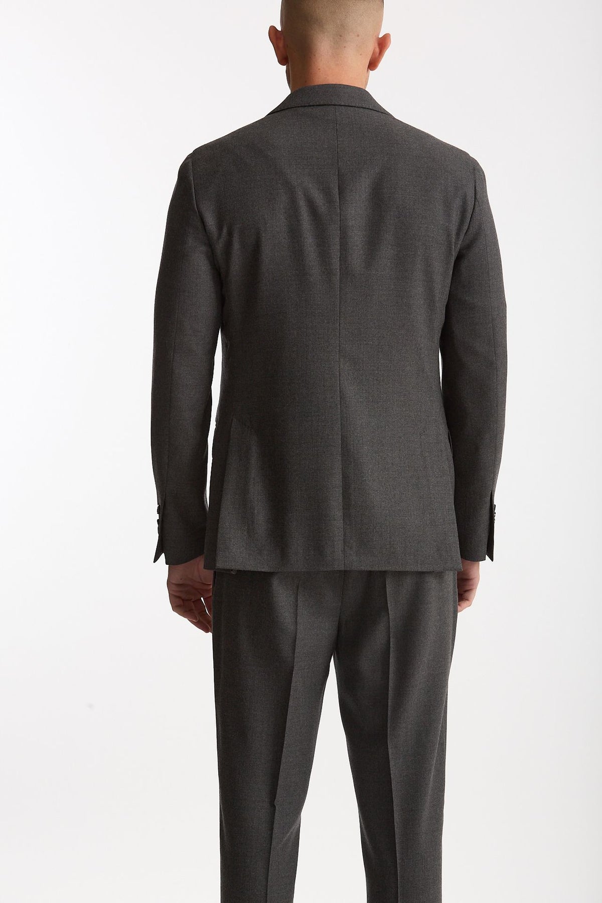 Abito monopetto grigio uomo Lardini - 3
