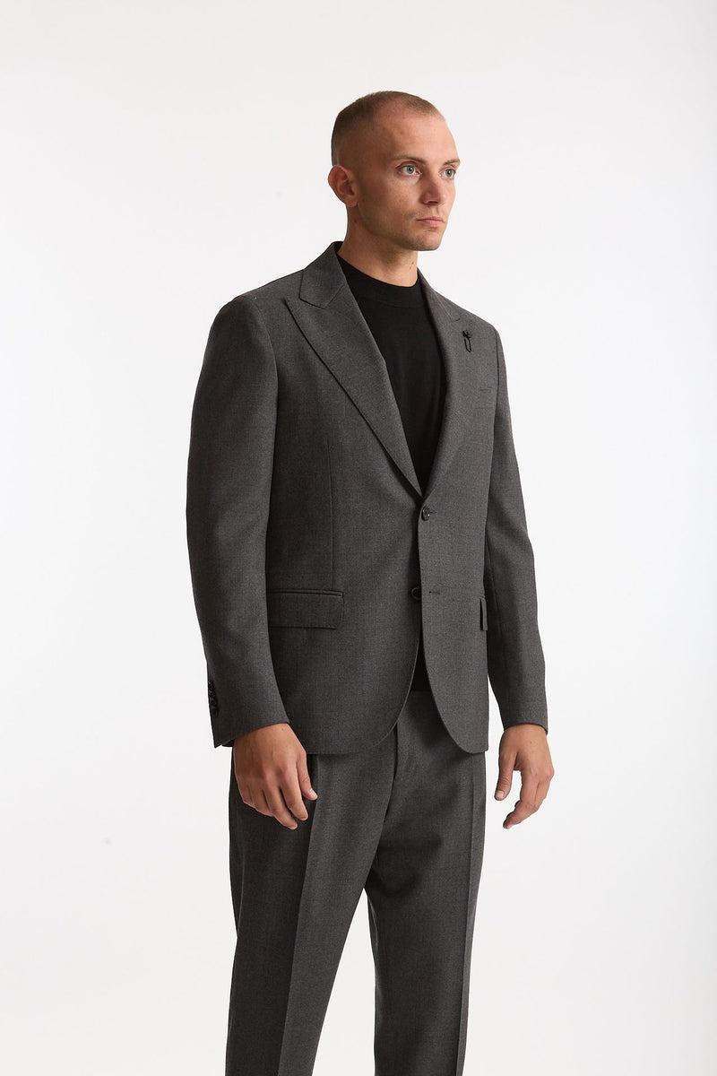 Abito monopetto grigio uomo Lardini - 4