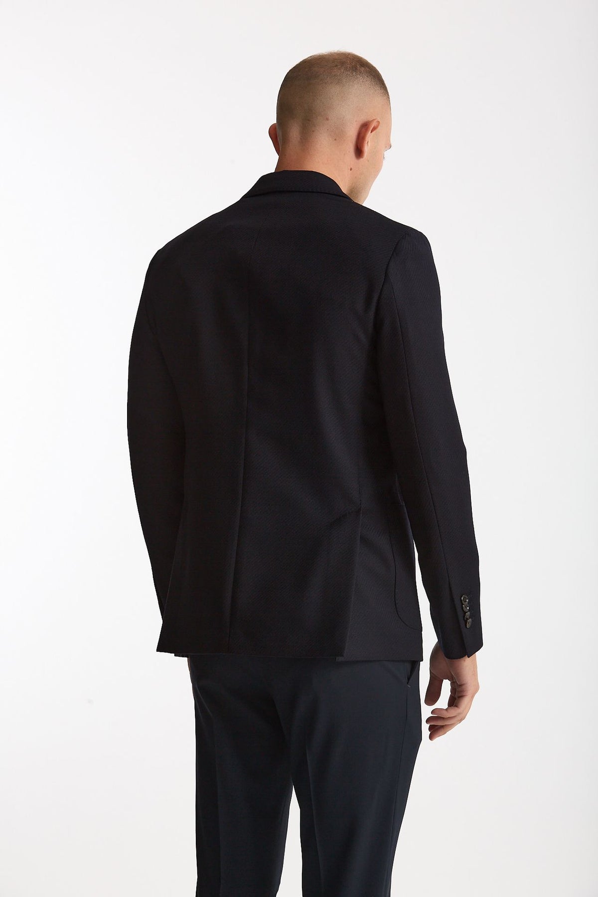Giacca monopetto in lana blu uomo Lardini - 5