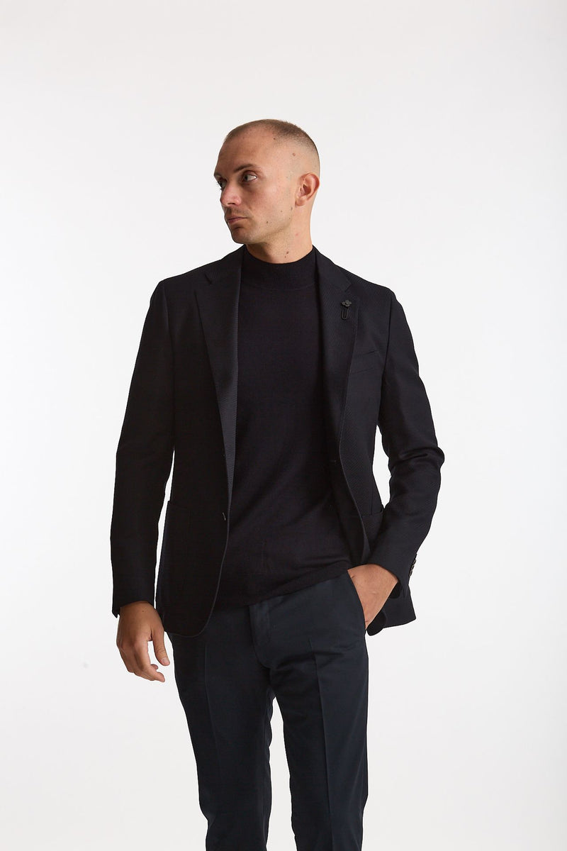Giacca monopetto in lana blu uomo Lardini - 1