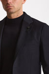 Giacca monopetto in lana blu uomo Lardini - 2