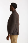 Giacca monopetto in misto lana marrone uomo Lardini - 3