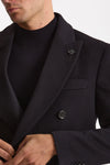 Cappotto doppiopetto in lana blu uomo Lardini - 8