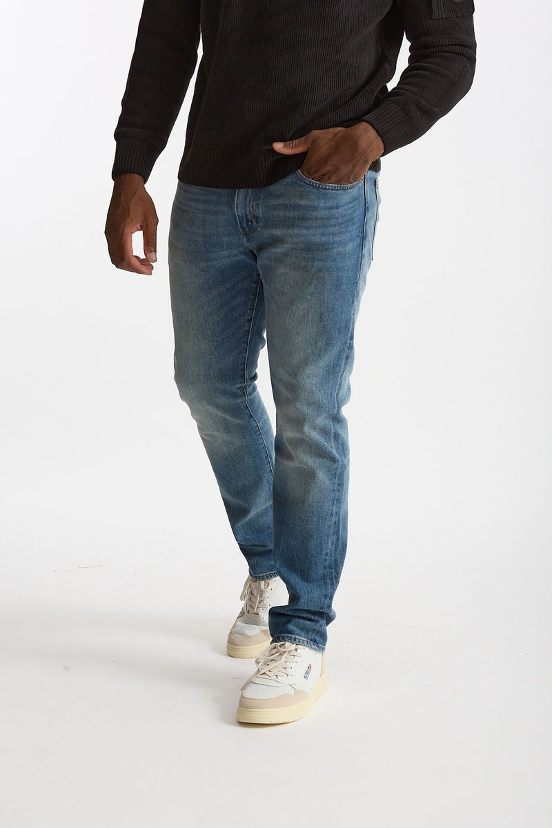 Jeans 511 SLIM in cotone stretch lavaggio chiaro uomo Levi's - 1