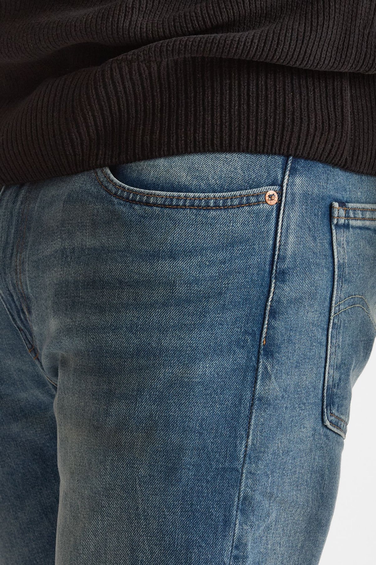 Jeans 511 SLIM in cotone stretch lavaggio chiaro uomo Levi's - 5