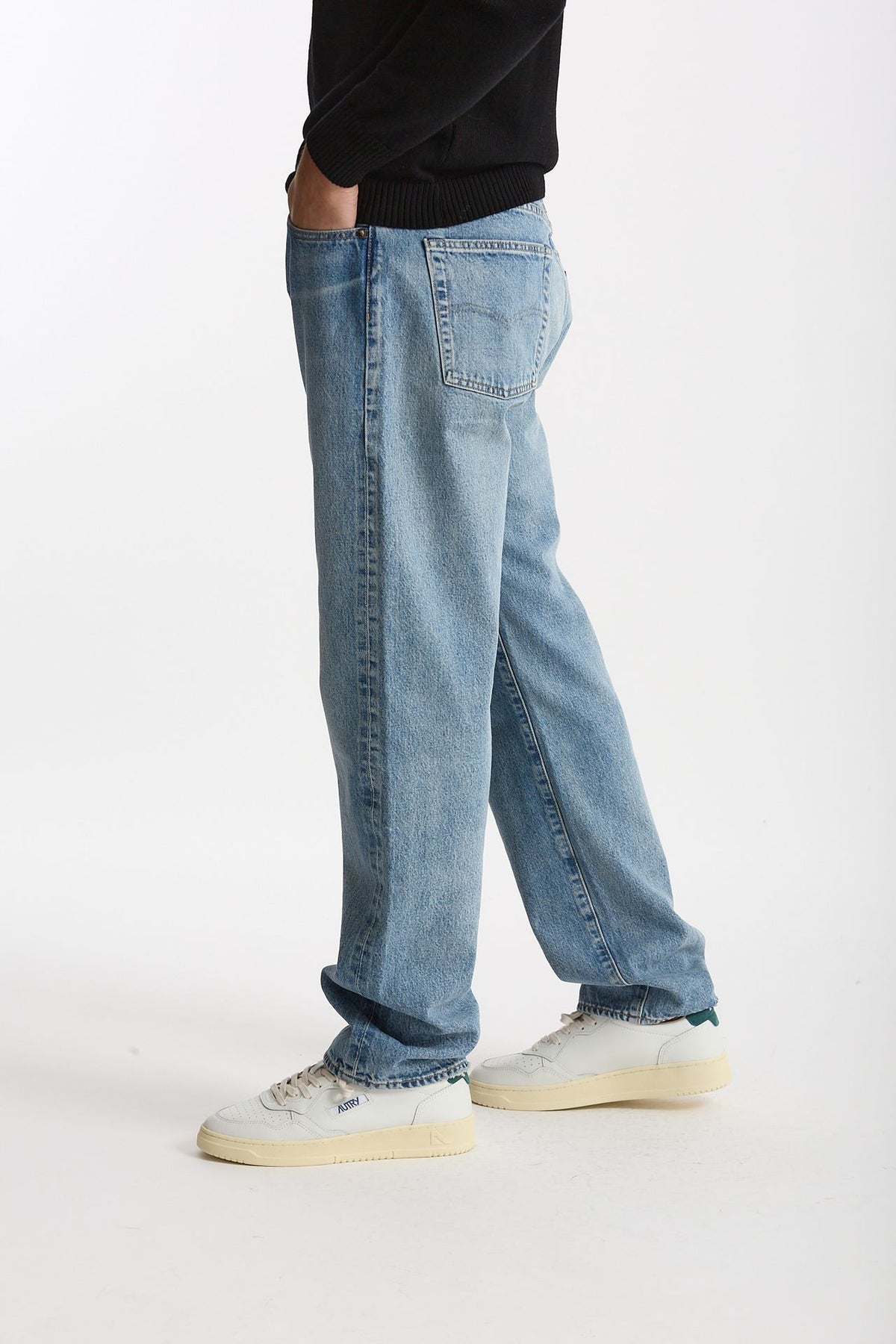 Jeans 501 1980s in cotone fermo lavaggio chiaro uomo Levi's - 3