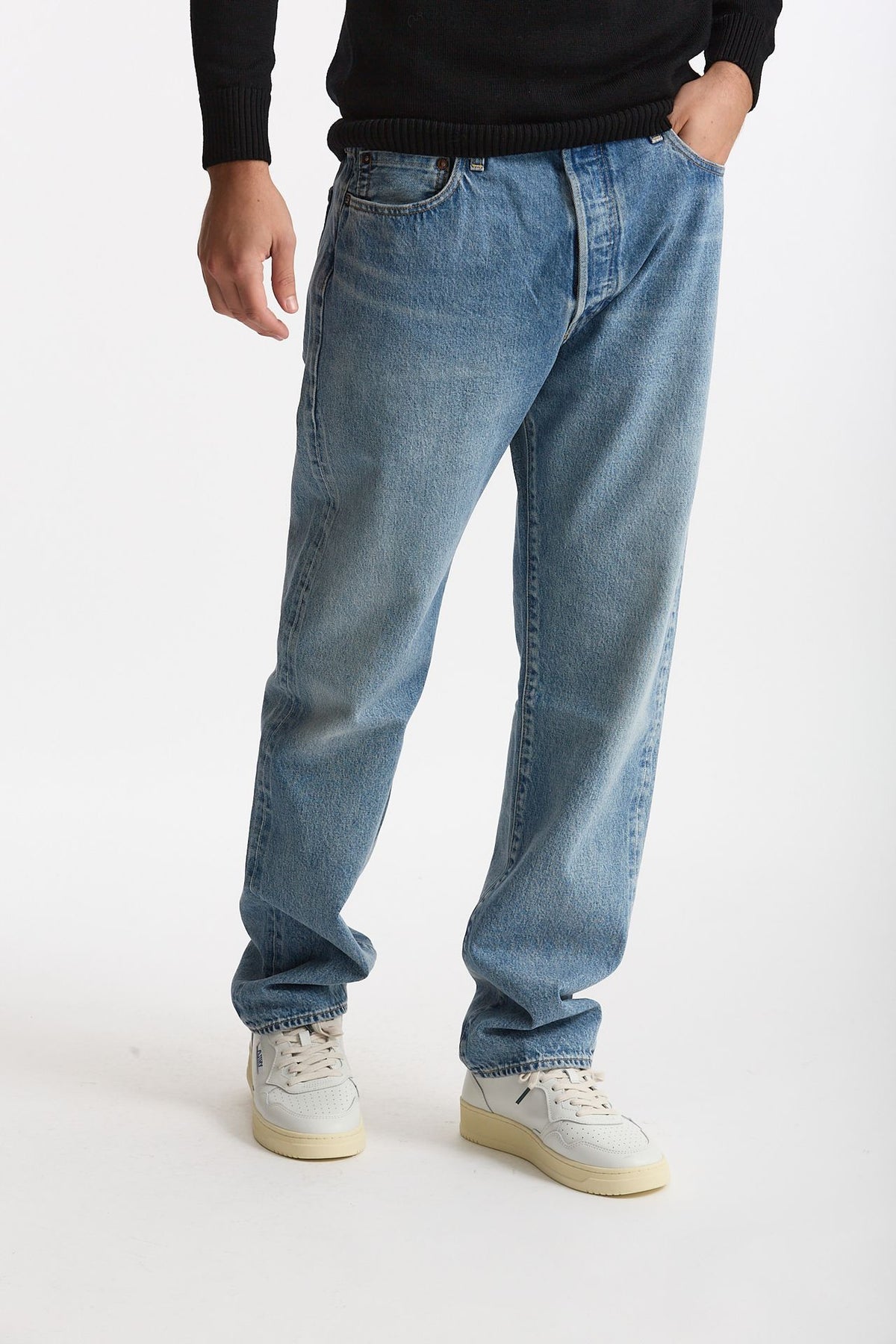 Jeans 501 1980s in cotone fermo lavaggio chiaro uomo Levi's - 1