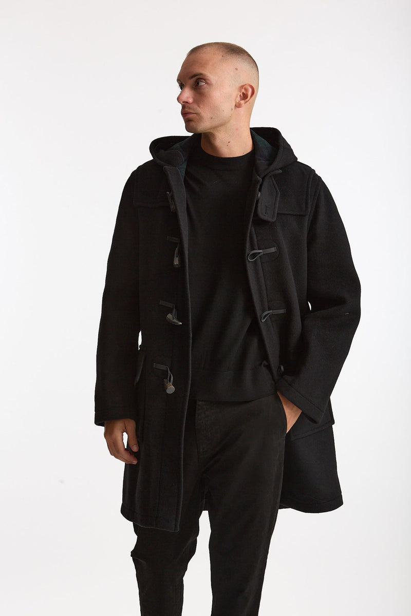 Montgomery MARTIN in misto lana nero uomo London tradition - 1