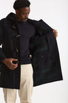 Montgomery MARTIN in misto lana blu uomo London tradition - 7