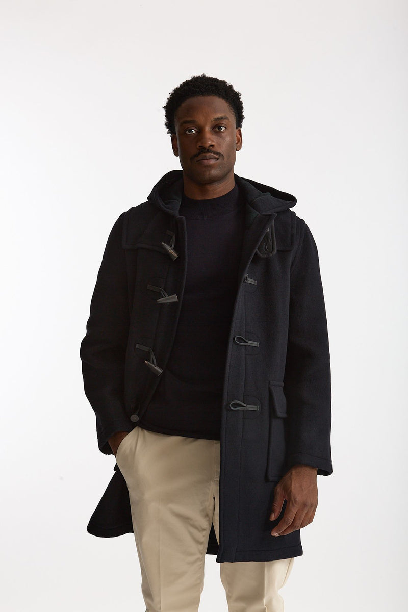 Montgomery MARTIN in misto lana blu uomo London tradition - 1