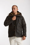 Parka FISHERMAN PARKA in cotone cerato marrone uomo Manifattura ceccarelli - 3