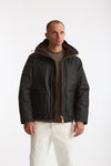 Giubbotto BLAZER COAT in cotone cerato nero uomo Manifattura ceccarelli - 7