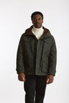Giaccone TEDDY LINED in cotone cerato verdone uomo Manifattura ceccarelli - 8