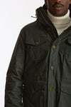 Giaccone TEDDY LINED in cotone cerato verdone uomo Manifattura ceccarelli - 6