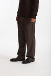 Pantalone gamba ampia marrone uomo Marsēm - 4