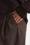 Pantalone gamba ampia marrone uomo Marsēm - 5