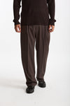 Pantalone gamba ampia marrone uomo Marsēm - 2