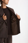 Giacca doppiopetto marrone uomo Marsēm - 9