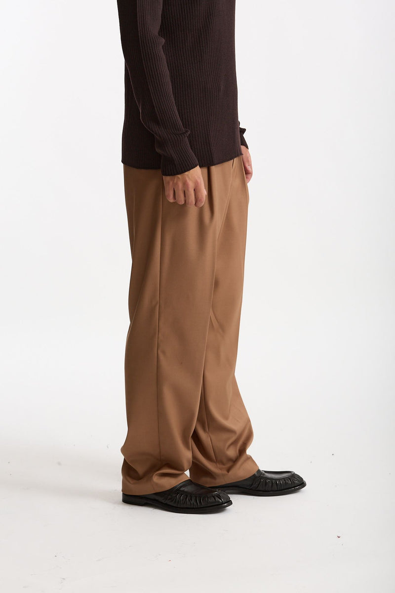 Pantalone gamba ampia cammello uomo Marsēm - 1
