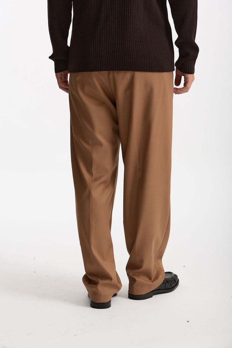 Pantalone gamba ampia cammello uomo Marsēm - 3