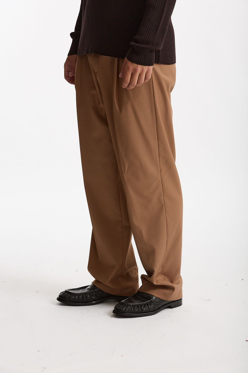 Pantalone gamba ampia cammello uomo Marsēm - 4
