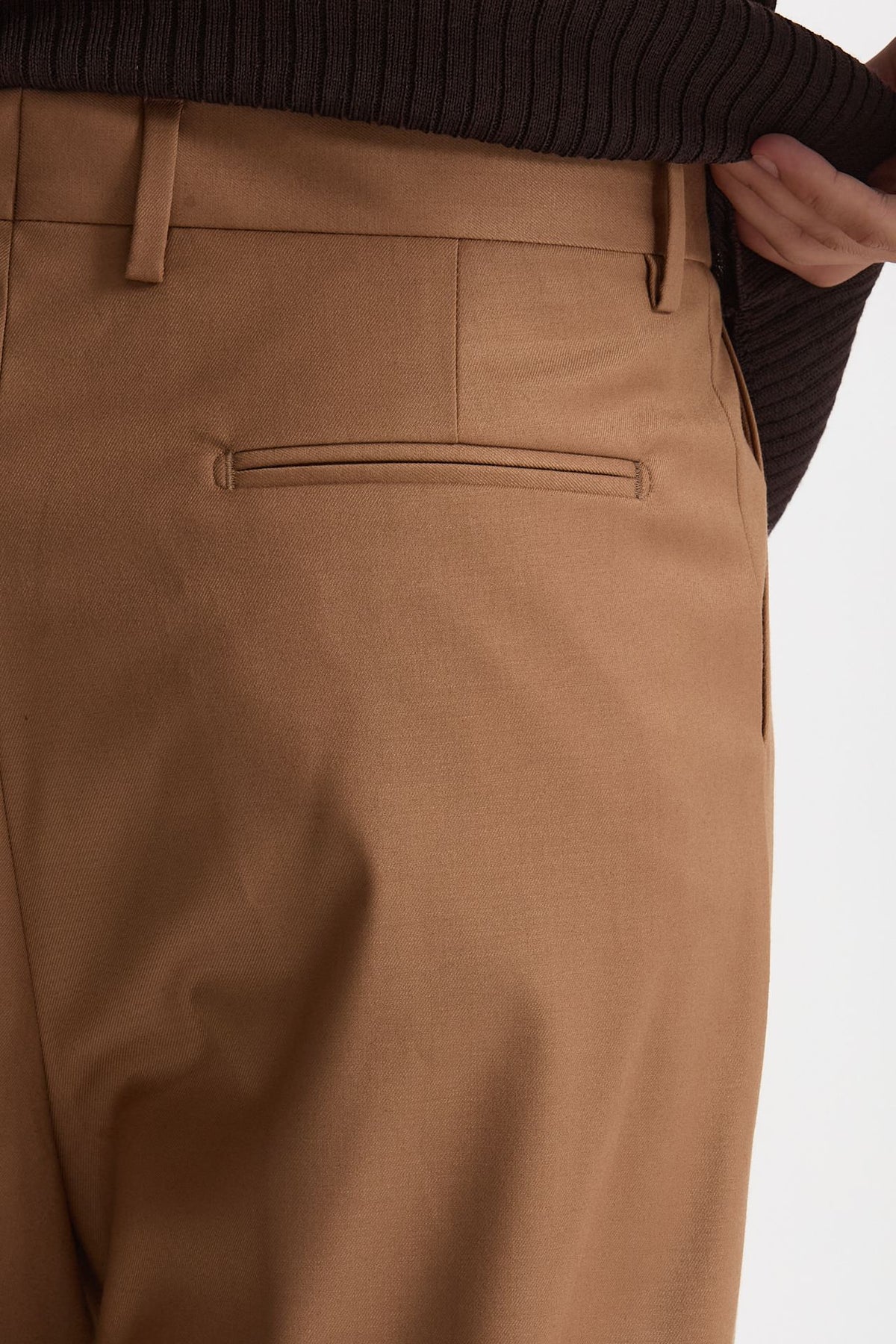 Pantalone gamba ampia cammello uomo Marsēm - 7