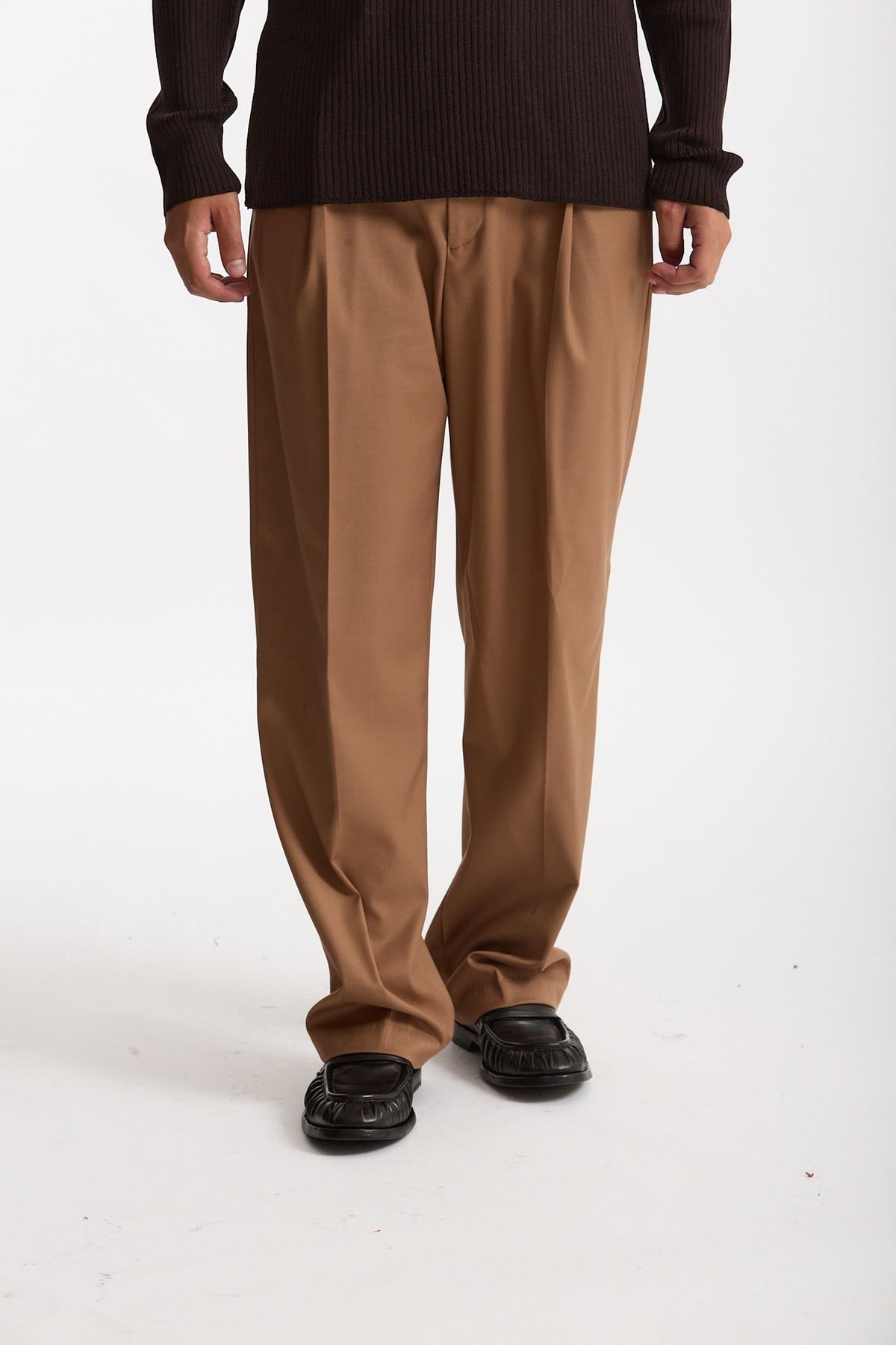 Pantalone gamba ampia cammello uomo Marsēm - 2