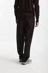 Pantalone gamba ampia gessato nero uomo Marsēm - 3