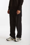 Pantalone gamba ampia gessato nero uomo Marsēm - 4