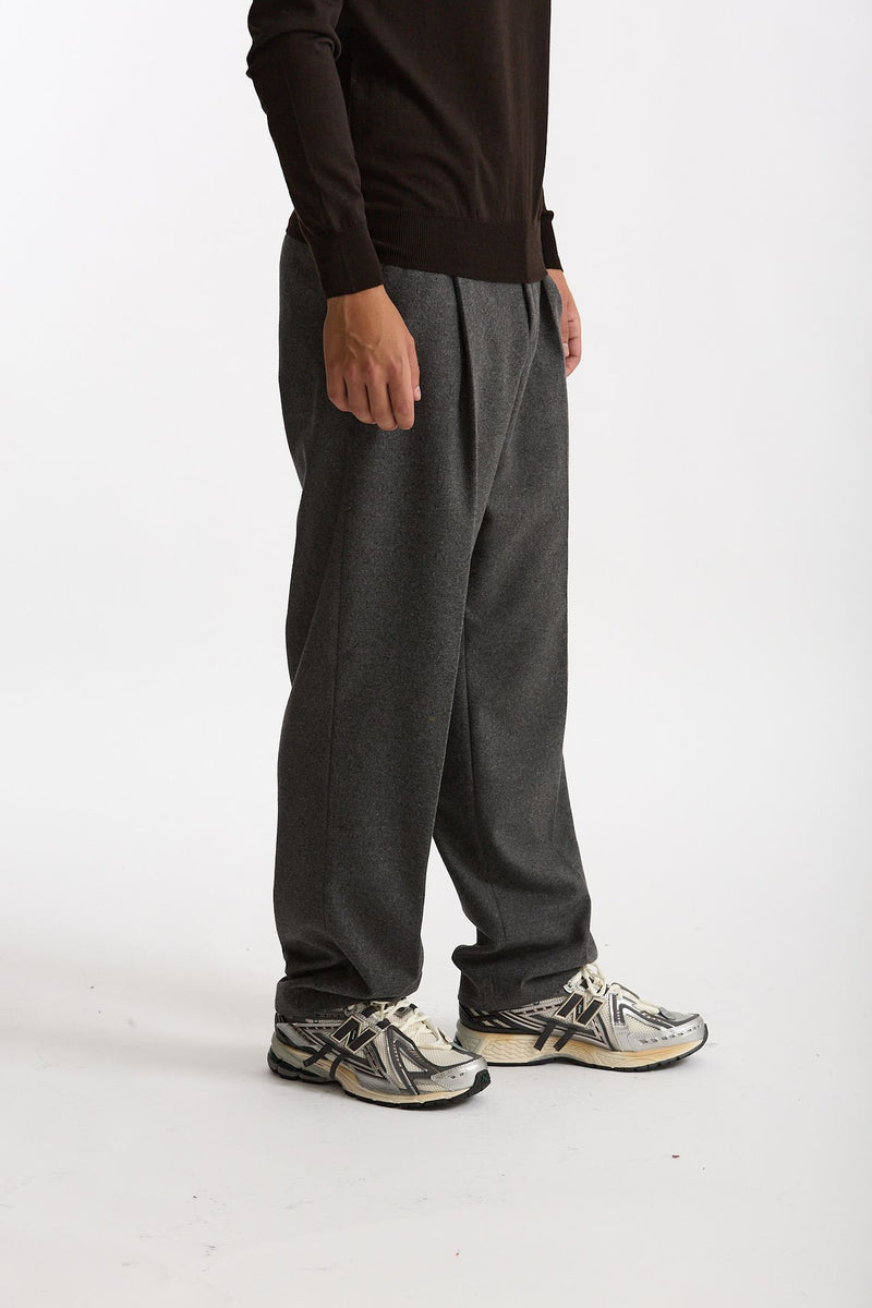 Pantalone gamba ampia grigio uomo Marsēm - 3