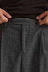 Pantalone gamba ampia grigio uomo Marsēm - 6