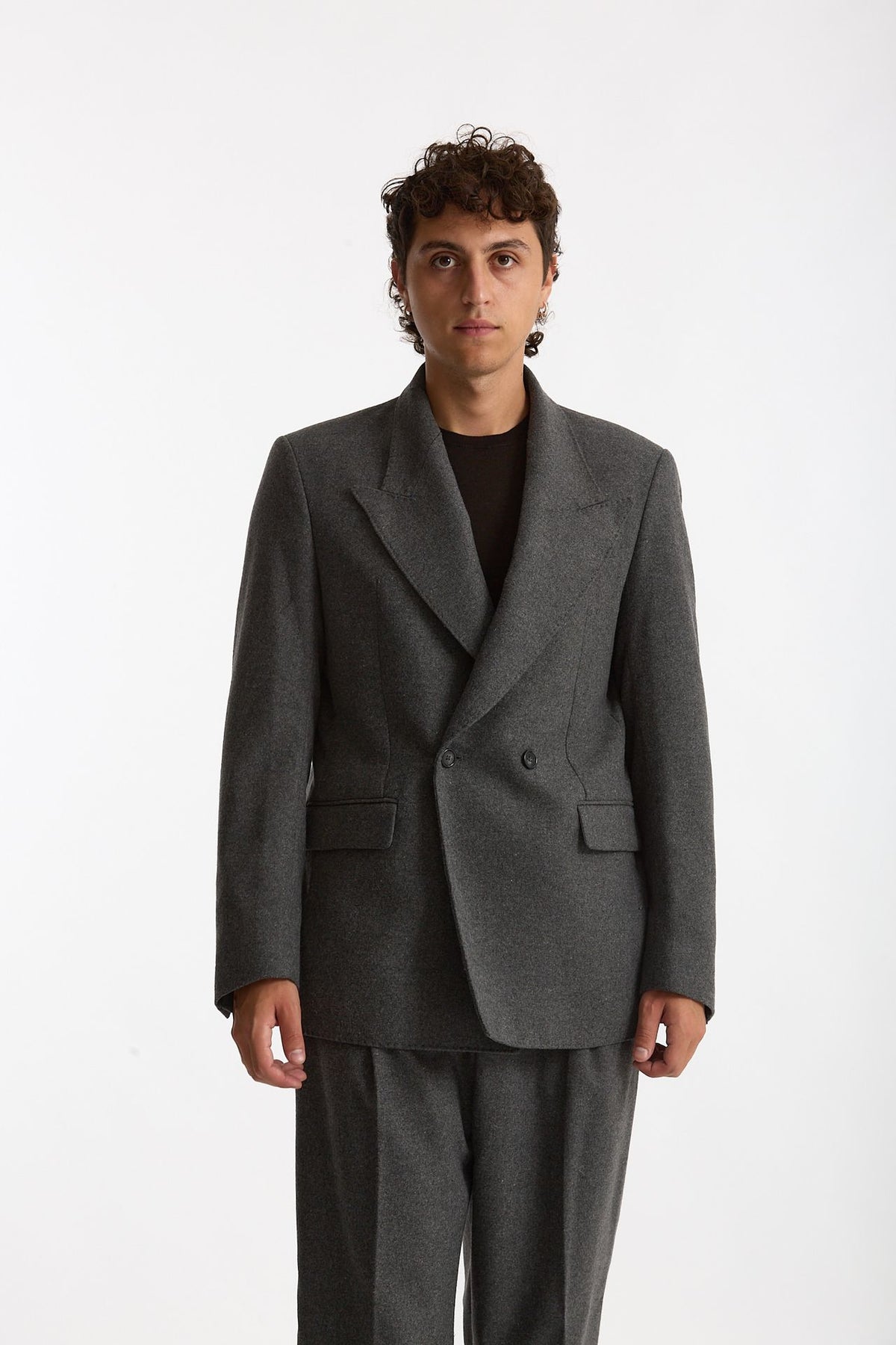 Giacca doppiopetto grigio uomo Marsēm - 8