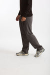 Pantalone gamba ampia gessato grigio uomo Marsēm - 5