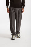 Pantalone gamba ampia gessato grigio uomo Marsēm - 2