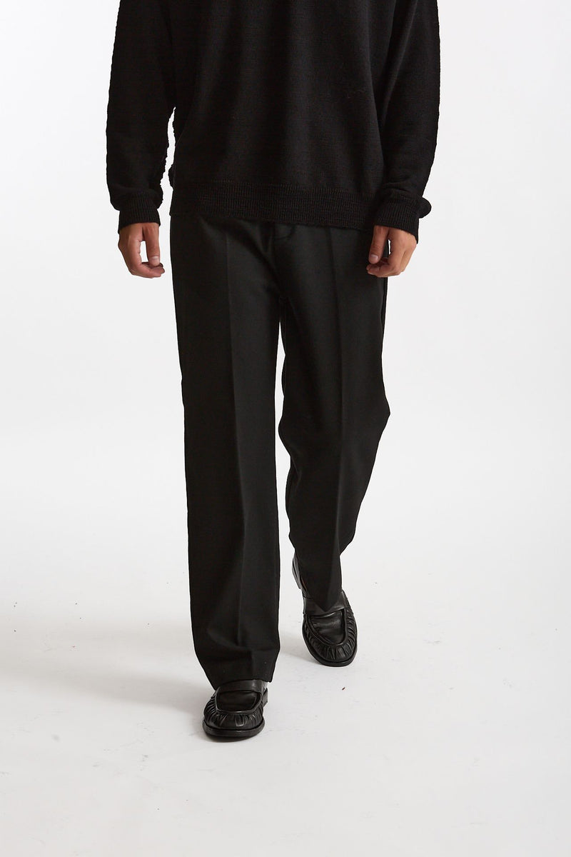 Pantalone gamba ampia nero uomo Marsēm - 1