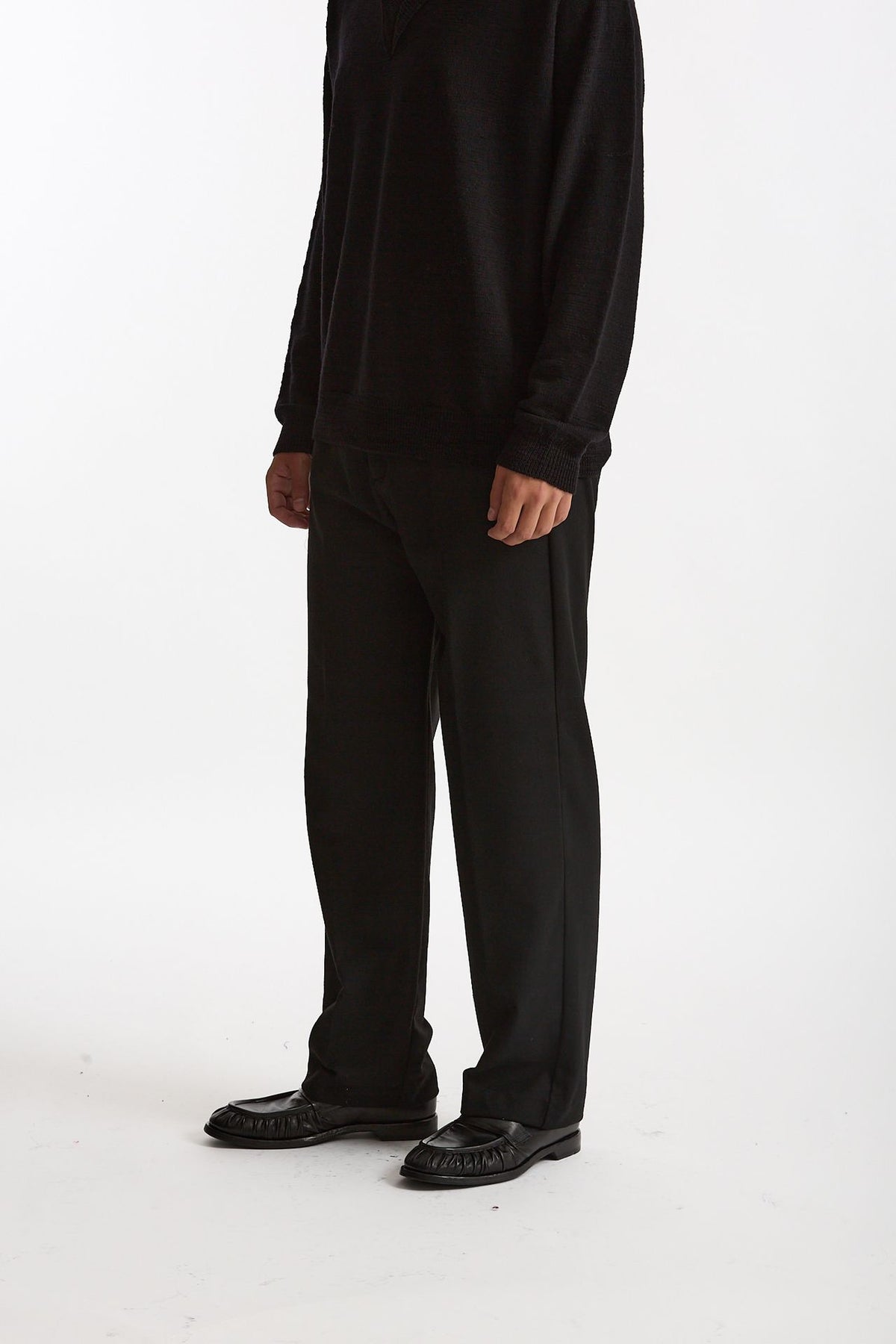 Pantalone gamba ampia nero uomo Marsēm - 4